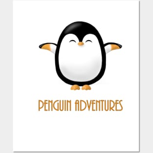 Happy feet - Cute penguin adventures - Animals lover - Gift idea Posters and Art